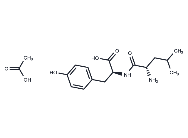 Leucyltyrosine acetate Chemical Structure