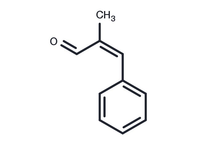 alpha-Methylcinnamaldehyde Chemical Structure