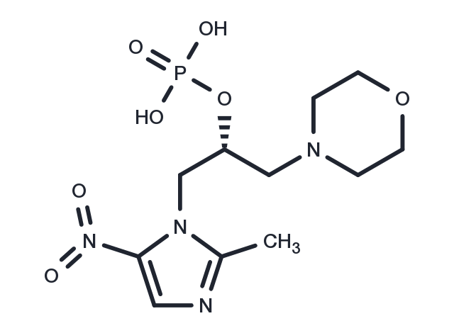 Dextrorotation nimorazole phosphate ester Chemical Structure