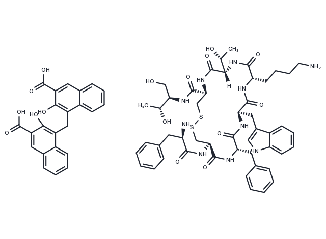 Octreotide pamoate Chemical Structure