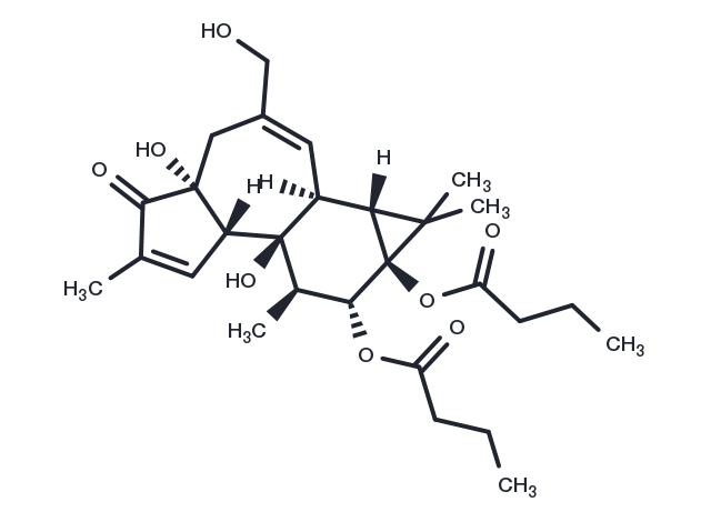 Phorbol 12,13-dibutyrate Chemical Structure