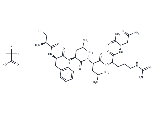 TRAP-6 amide TFA Chemical Structure