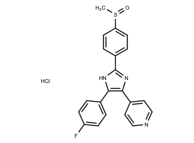 SB 203580 hydrochloride Chemical Structure
