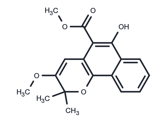3-Methoxymollugin Chemical Structure