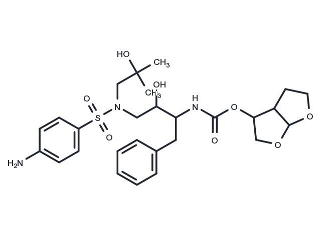 Hydroxy Darunavir Chemical Structure