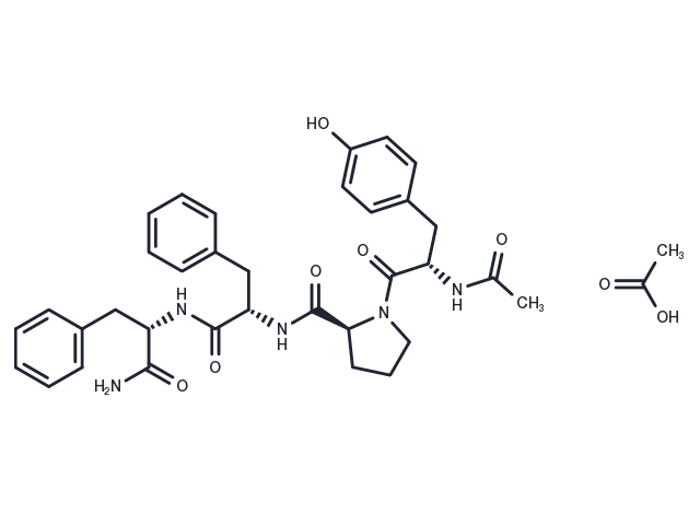 Acetyl tetrapeptide-15 Acetate Chemical Structure