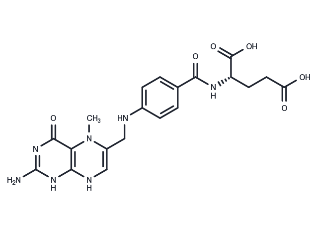 5-Methyldihydrofolate Chemical Structure