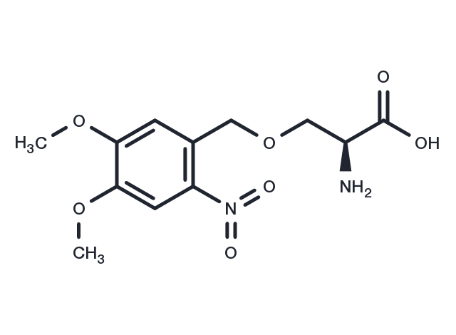 DMNB-caged-Serine Chemical Structure