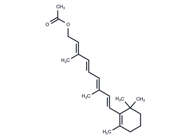 Retinyl acetate Chemical Structure