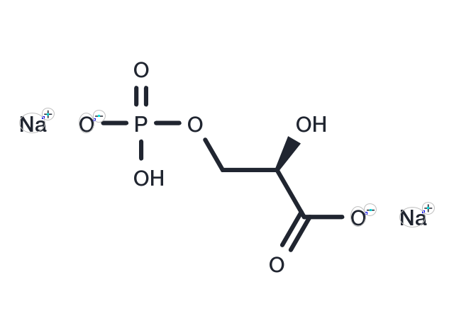D-(-)-3-Phosphoglyceric acid disodium Chemical Structure