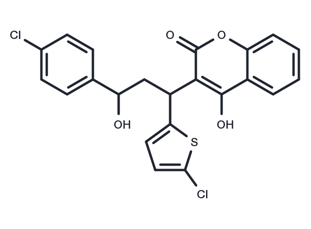 Tioclomarol Chemical Structure
