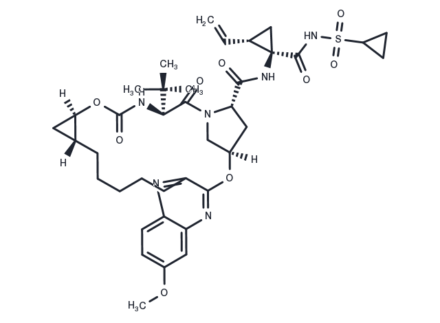 Grazoprevir Chemical Structure