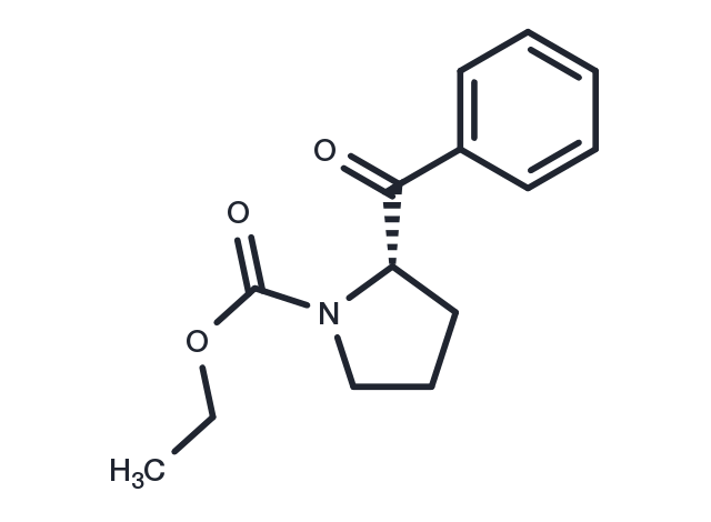 Ethyl (S)-2-benzoylpyrrolidine-1-carboxylate Chemical Structure