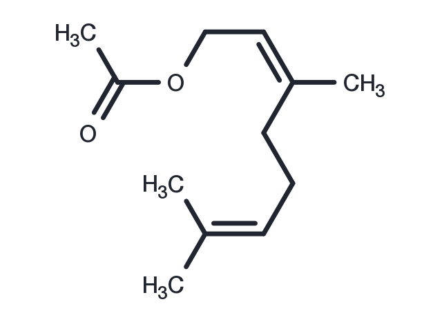 Neryl acetate Chemical Structure