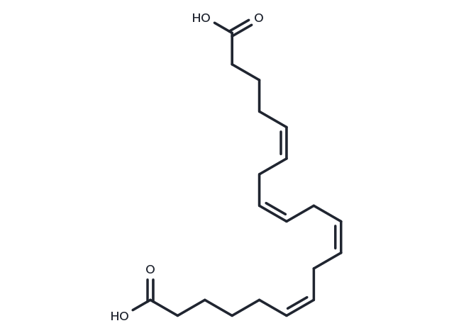 20-carboxy Arachidonic Acid Chemical Structure