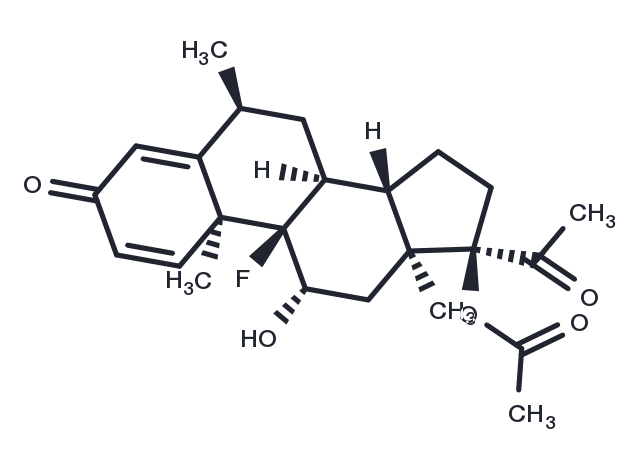 Fluorometholone Acetate Chemical Structure