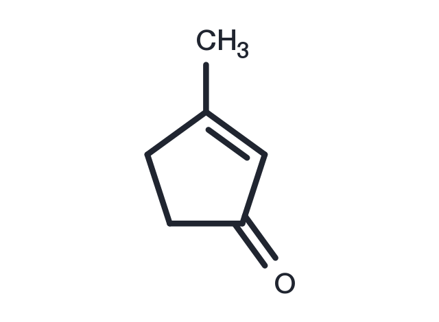 3-Methyl-2-cyclopenten-1-one Chemical Structure