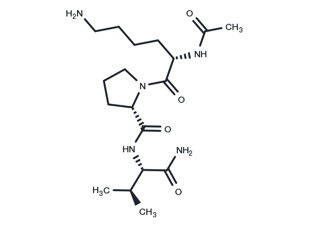 Acetyl-α-MSH (11-13) Chemical Structure