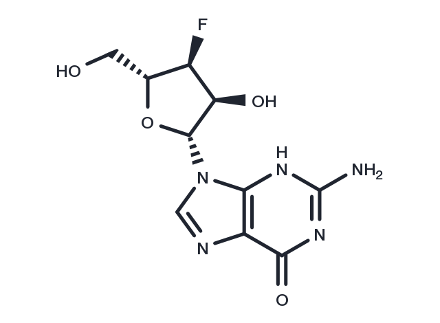3'-Deoxy-3'-fluoroguanosine Chemical Structure