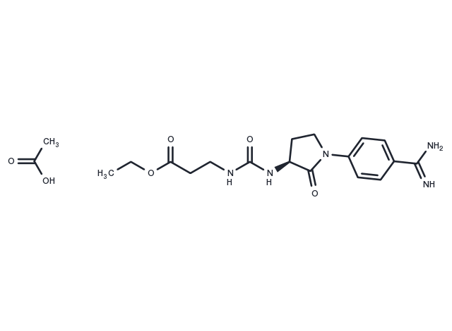 Orbofiban acetate Chemical Structure