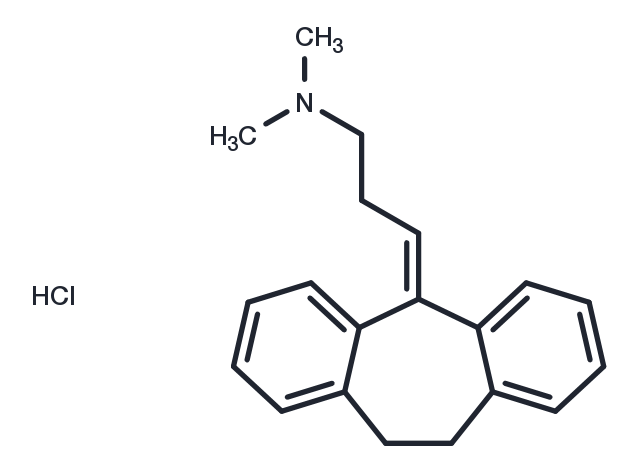 Amitriptyline hydrochloride Chemical Structure