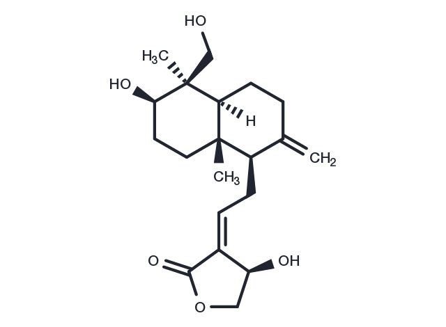 14-Epiandrographolide Chemical Structure