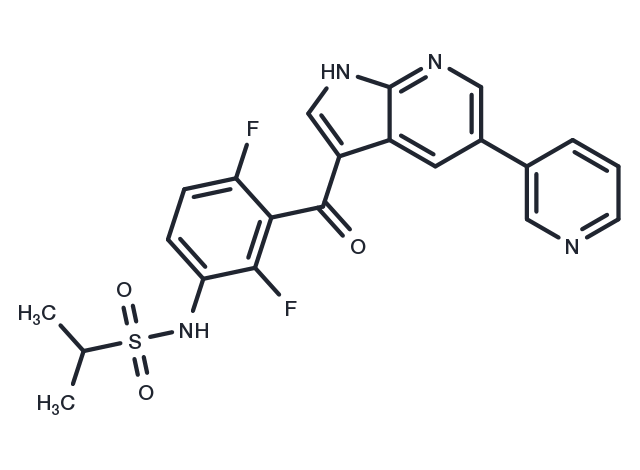 BRAF inhibitor Chemical Structure