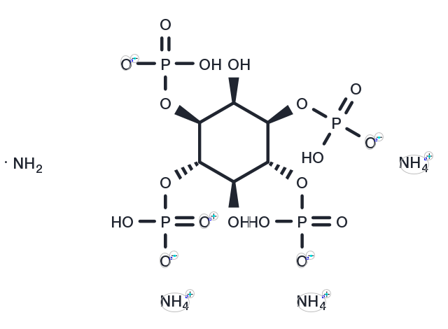 D-myo-Inositol-1,3,4,6-tetraphosphate (ammonium salt) Chemical Structure
