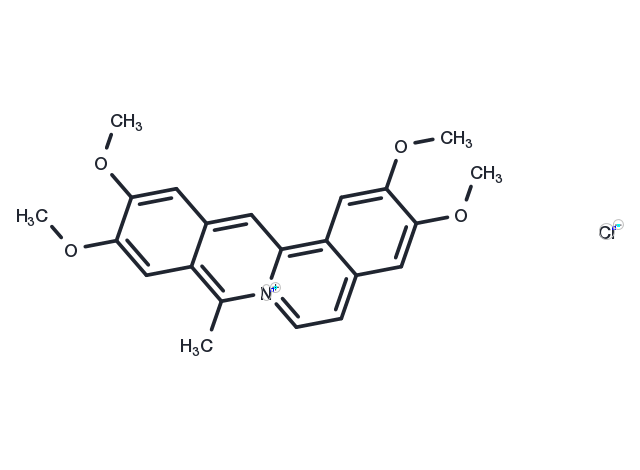 Coralyne chloride Chemical Structure