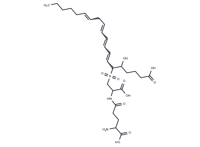 Leukotriene F-4 sulfone Chemical Structure