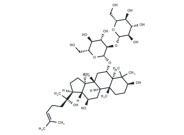 Ginsenoside Rf Chemical Structure