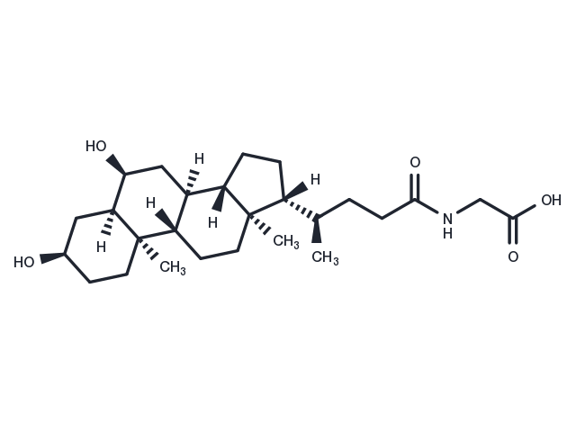 glycohyodeoxycholic acid Chemical Structure
