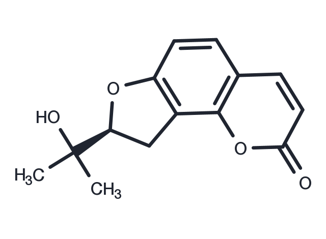 (+)-Columbianetin Chemical Structure