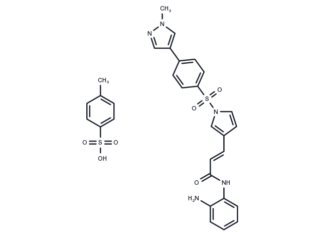 Domatinostat tosylate Chemical Structure