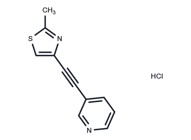 MTEP hydrochloride Chemical Structure