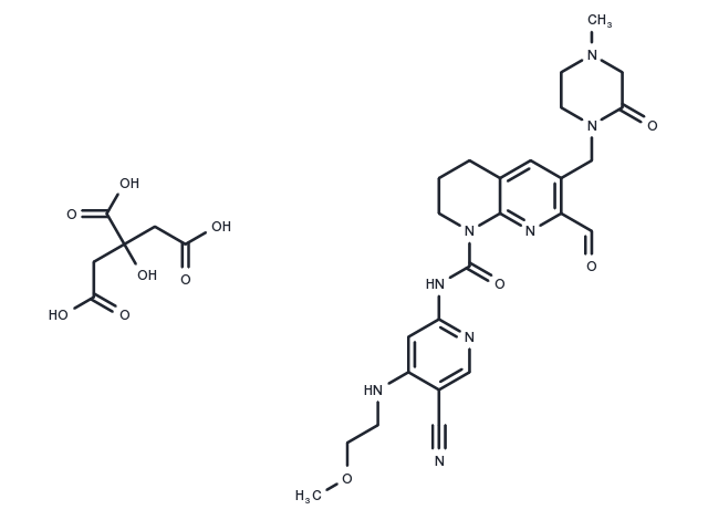 Roblitinib citrate Chemical Structure