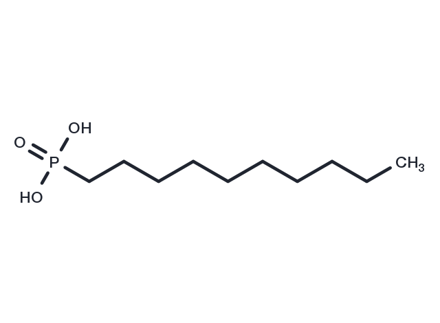 Phosphonic acid, P-decyl- Chemical Structure