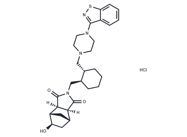 Lurasidone Metabolite 14283 hydrochloride Chemical Structure