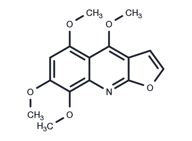 5,7,8-Trimethoxydictamnine Chemical Structure