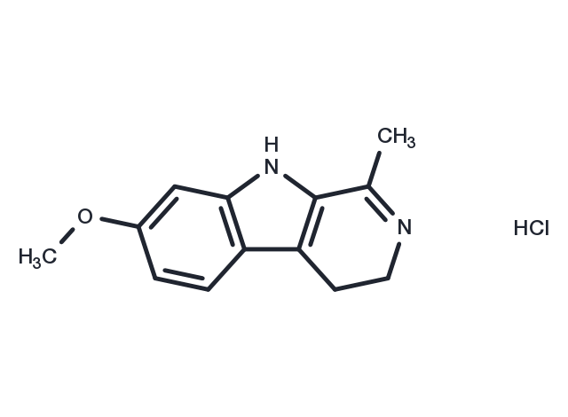 Harmaline hydrochloride Chemical Structure