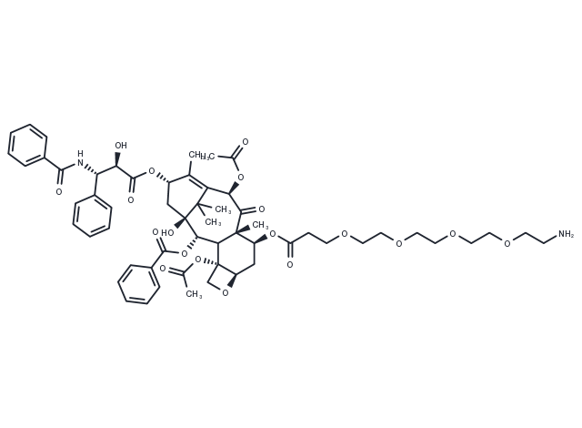 7-O-(Amino-PEG4)-paclitaxel Chemical Structure