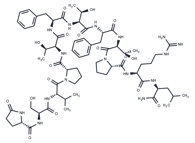 Locustapyrokinin II Chemical Structure