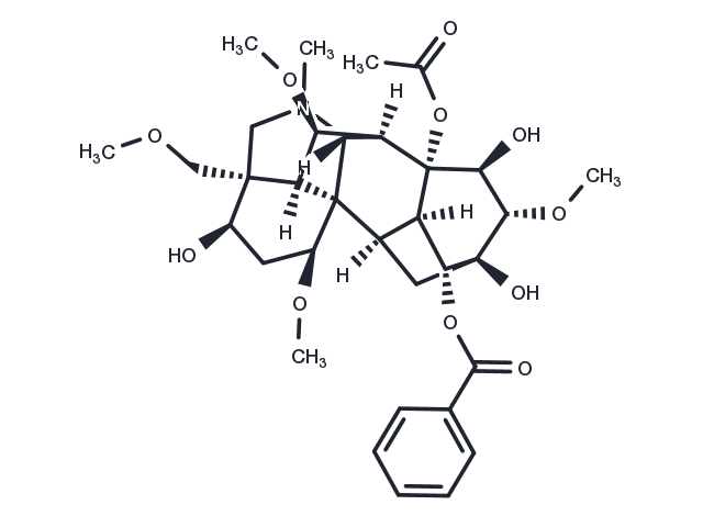 Mesaconitine Chemical Structure