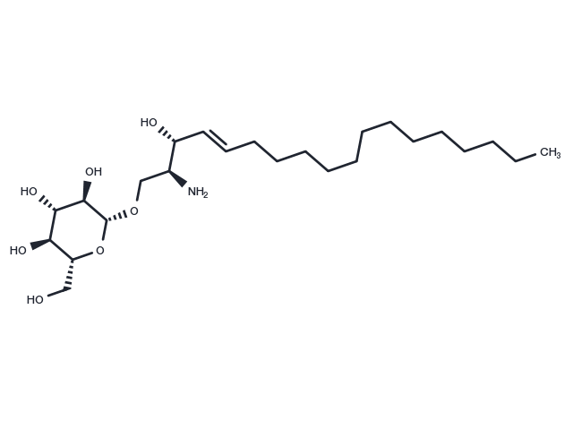 Glucosylsphingosine Chemical Structure