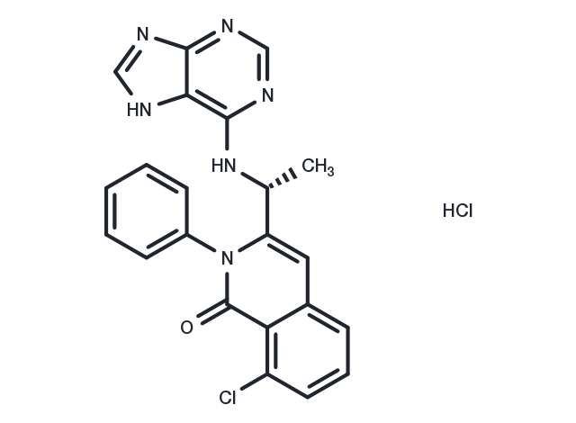 Duvelisib (R enantiomer) hydrochloride