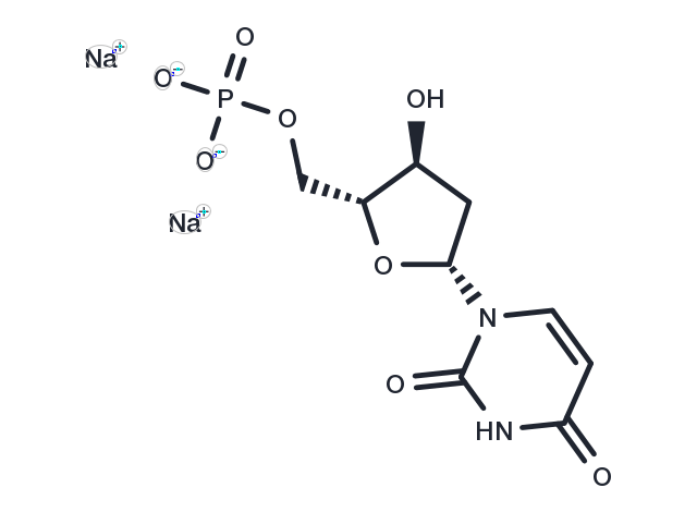 2'-Deoxyuridine 5'-monophosphate disodium Chemical Structure