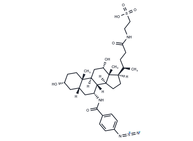 Azidobenzamidotaurocholate Chemical Structure