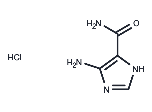5-Amino-1H-imidazole-4-carboxamide hydrochloride Chemical Structure