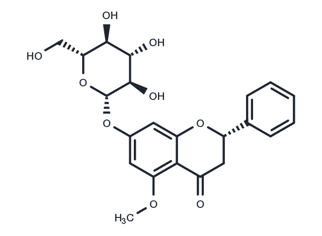 5-MethoxyPinocembroside Chemical Structure