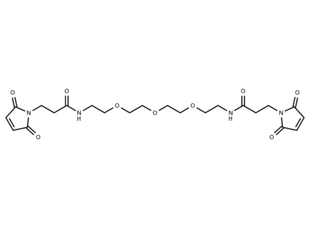 Bis-Mal-PEG3 Chemical Structure
